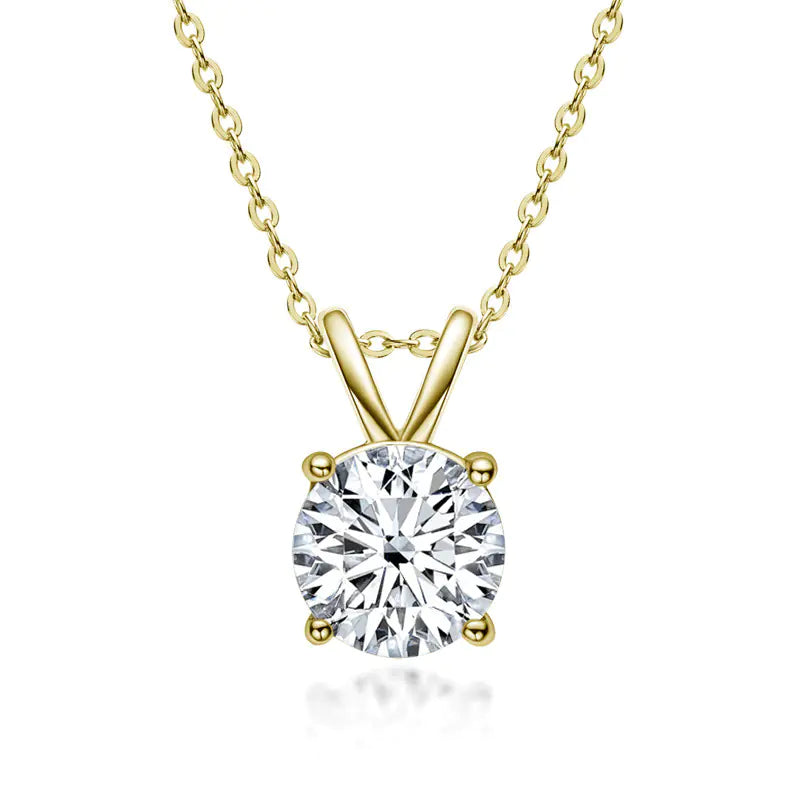 925 Silver Moissanite Necklace