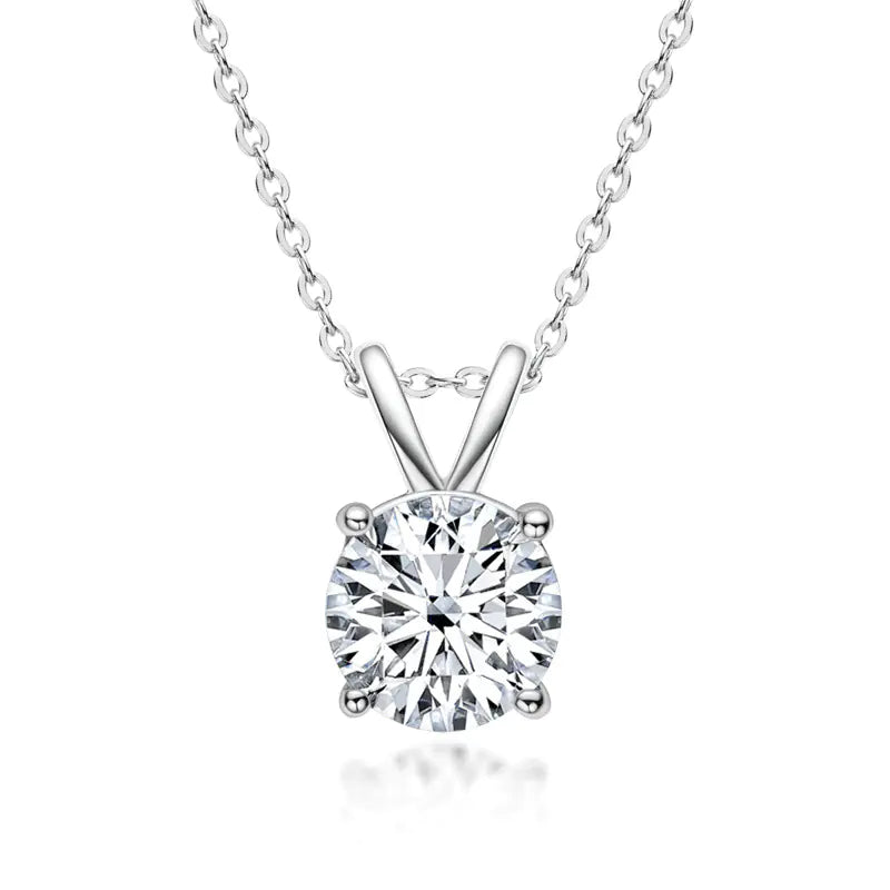925 Silver Moissanite Necklace