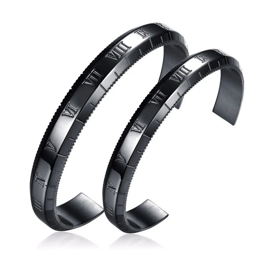 Circle Charm Titanium Bracelet
