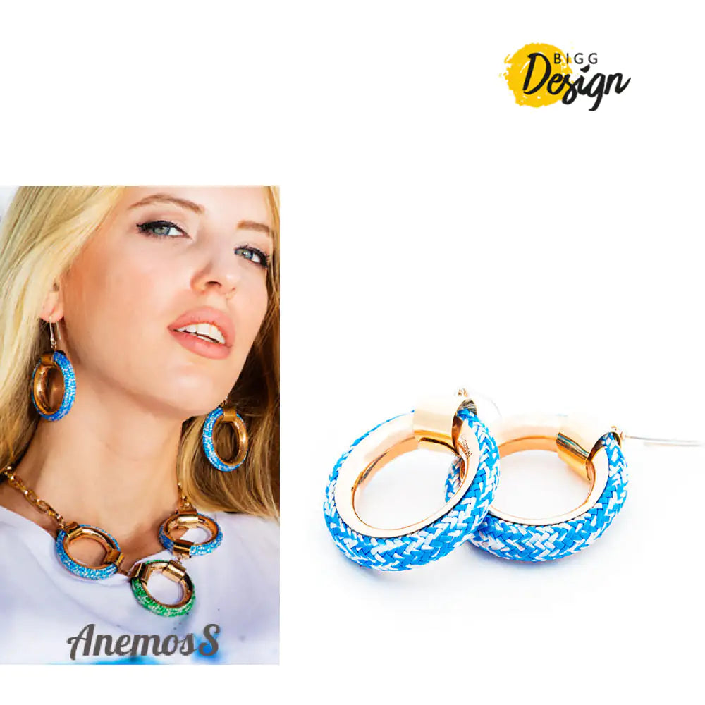 Anemos Marine Designed Earings - Blue