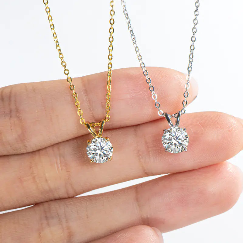925 Silver Moissanite Necklace